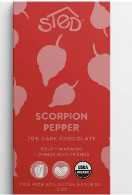 Scorpion Pepper Mini Chocolate Bar