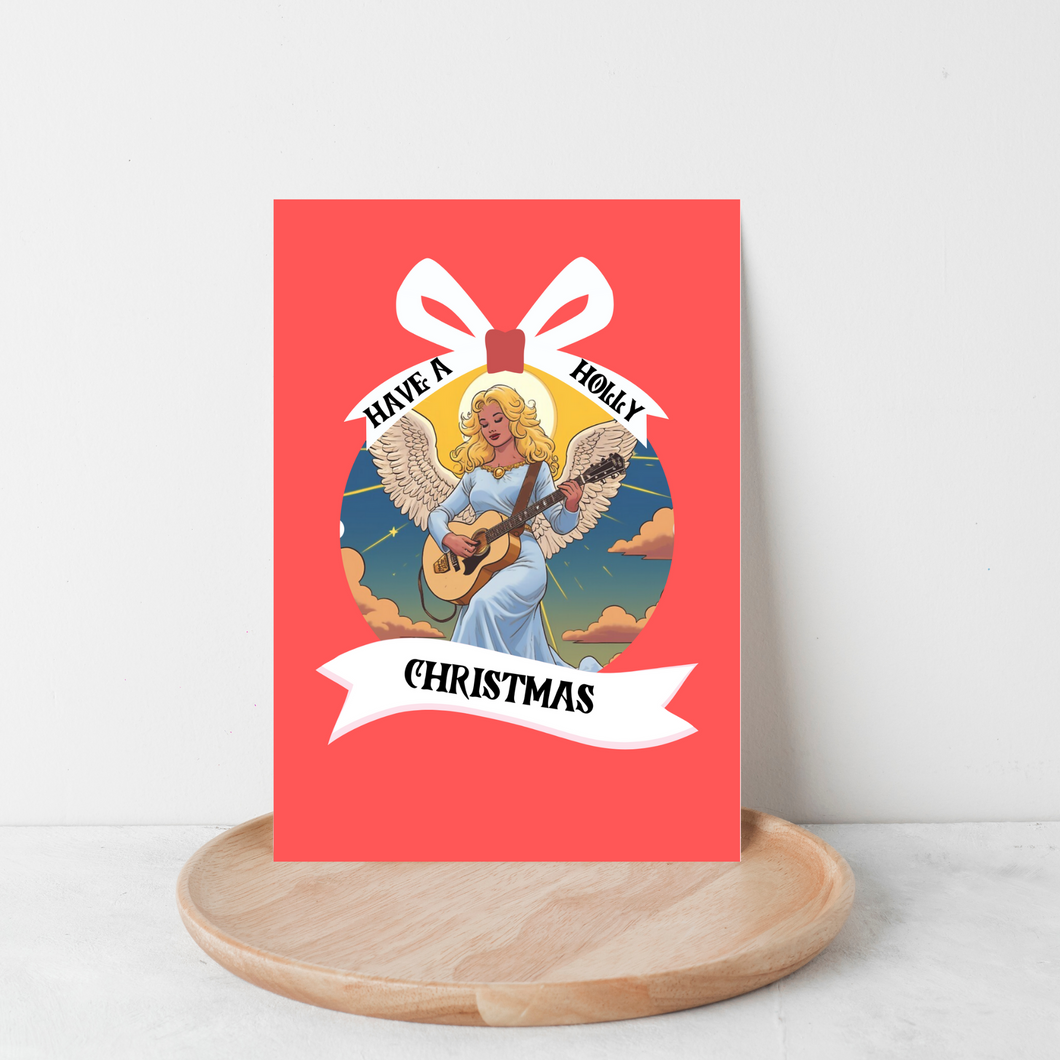 Have a Holly Dolly Christmas Card (Parton)